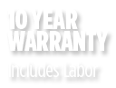 Ten year warranty