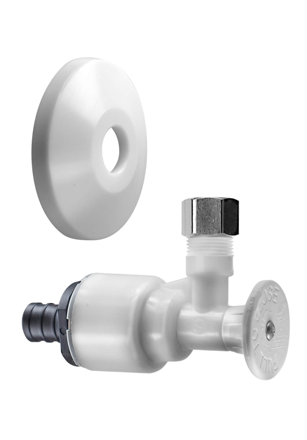 FlowTite® 4ALL® Crimp Supply Stop Valve 1/2” Nom. x 3/8" Comp. Nut