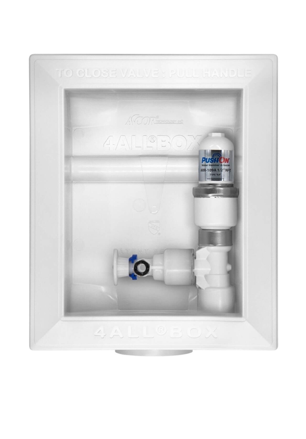 4ALL® BOX for Ice Maker with FlowTite 4ALL Valve and Arrester